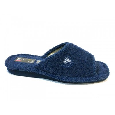 Zapatilla de casa hombre toalla puntera abierta Moda España Zapatilla de casa hombre toalla puntera abierta Moda España