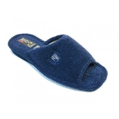 Zapatilla de casa hombre toalla puntera abierta Moda España Zapatilla de casa hombre toalla puntera abierta Moda España