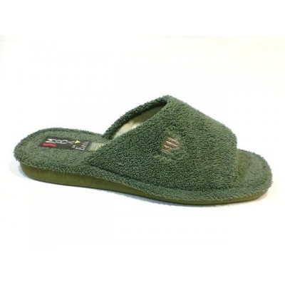 Zapatilla de casa hombre toalla puntera abierta Moda España Tallas Grandes Zapatilla de casa hombre toalla puntera abierta Moda España Tallas Grandes