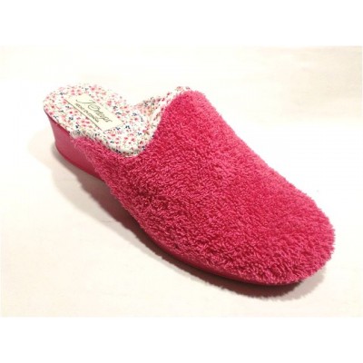 Zapatillas de casa con cuña para mujer J´Ortega Descalza Rizo Fucsia Zapatillas de casa con cuña para mujer J´Ortega Descalza Rizo Fucsia