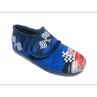 Zapatillas infantiles con velcro Coches