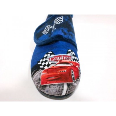Zapatillas infantiles con velcro Coches Zapatillas infantiles con velcro Coches
