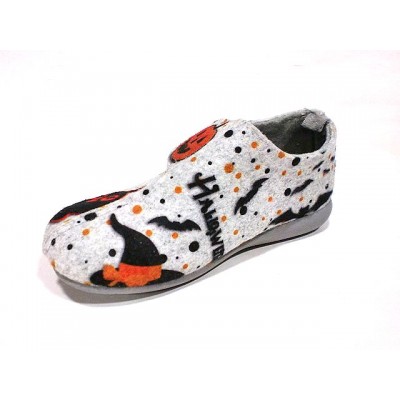 Zapatillas de casa Muro con velcro Halloween