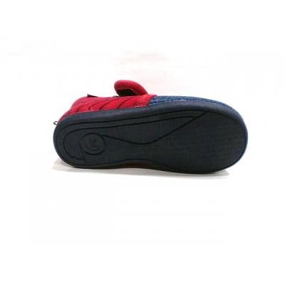 Zapatillas casa abotinadas con velcro Muro Spider Zapatillas casa abotinadas con velcro Muro Spider