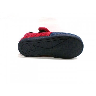 Zapatillas casa abotinadas con velcro Muro Spider