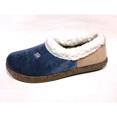 Zapatillas de casa Biorelax by Cosdam plantilla extraible piso huella copete Azafata