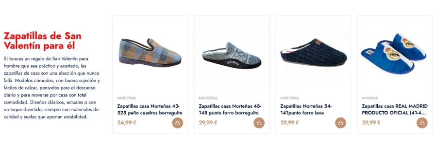 Zapatillas de casa para hombre