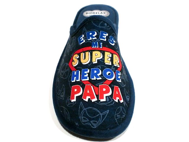 Zapatillas Biorelax by Cosdam «Papa eres mi SuperHeroe»
