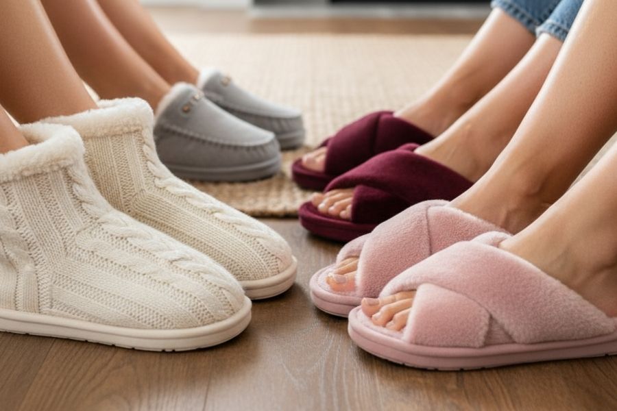 Lee más sobre el artículo Zapatillas de casa cerradas vs abiertas: ¿Cuáles elegir?