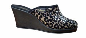 Zapatillas casa cuña Super Salemera CA14312 AnimalPrint