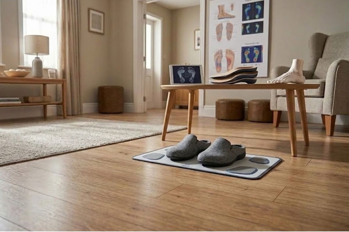 Cambio de zapatillas de casa